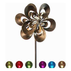Wind Spinner - Garden Decor Spinners with Solar Powered